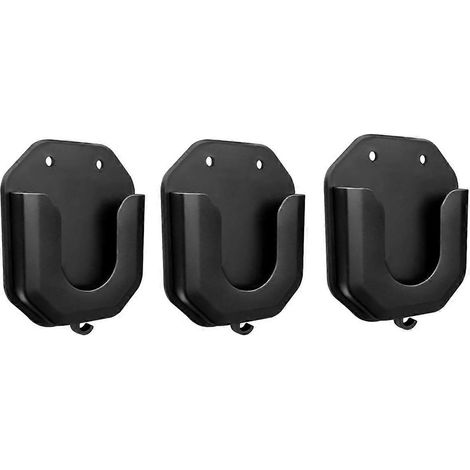 Lot de 3 supports muraux sans perçage ni vis pour caméras Blink - Noir (1/5)
