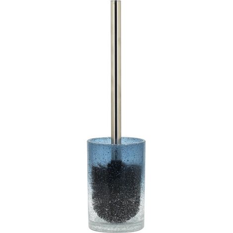 Portascopino in vetro azzurro sfumato - serie Drops (1/3)