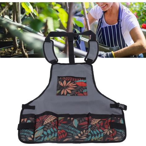 Arbeitsschürze, bunte Küchenschürze, Gartenschürze, Werkzeugschürze (1/5)