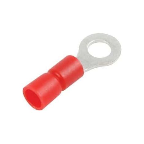 Cosse a oeil 6 4mm - rouge