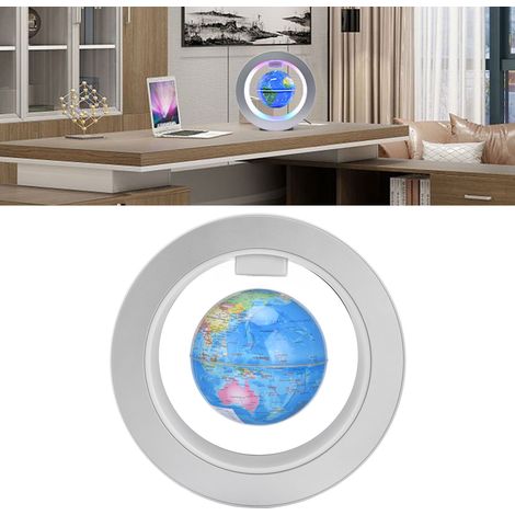 Hochwertiger, schwebender Magnetglobus (100–240 V) – Geschenkidee zum Geburtstag oder zu Feiertagen, praktische Dekoration, kreatives Geschenk, Bastelmaterial – US-Standard (1/5)