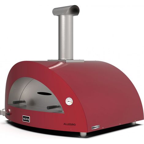Alfa Forni Moderno 5 Pizze Hybrid Antik Rot (1/5)