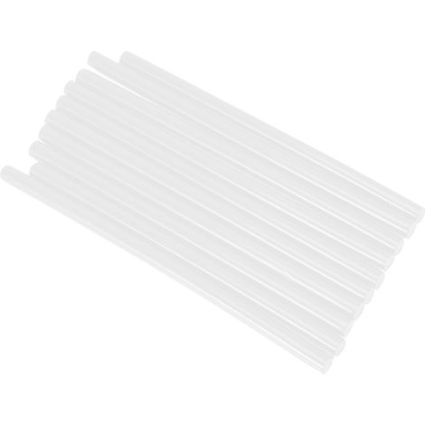 10er-Set 7 x 150 mm farbige Heißklebesticks für 20-W-Heißklebepistolen, transparent (1/5)