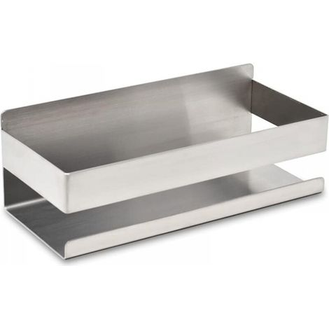 Etagere salle de bain pour shampoing et gel douche Rangement douche chromé Etagere douche sans perçage Support douche à ventouse Porte savon douche argenté (1/5)