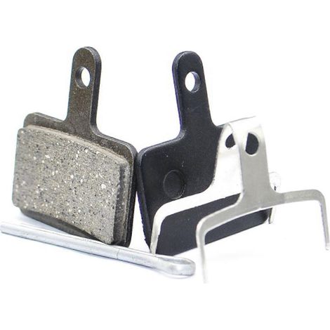 Convient pour 5 paires de plaquettes de frein de vélo, fabriquées en résine semi-métallique, offrant de meilleures performances de freinage plaquettes de frein à disque pour vélo. (1/4)