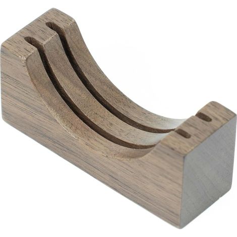 Support pour filtre à café avec filtre à expresso réutilisable 51/53/58 mm, acier inoxydable et bois (support 58 mm) (1/2)