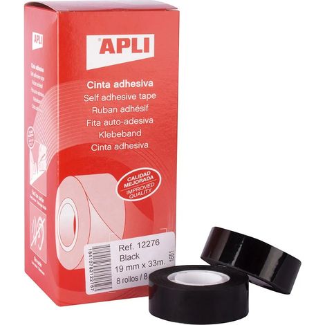 Nastro adesivo apli 19 mm x 33 m silenzioso adesione eccellente