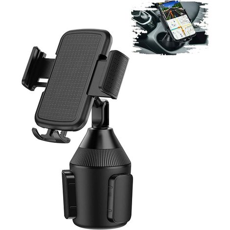 Universal car phone holder, maximum diameter 5 cm - 8.8 cm - compatible with iPhone, Galaxy S6/S7/S8 and other models. (1/4)