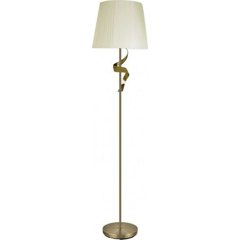 Foot Salon Baeza 1xe27 Paravent Beige Cuir 162x38x38 Cm