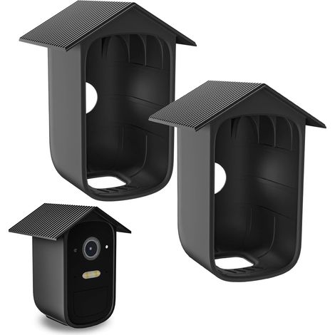 2 Pièces Coques Silicone pour Caméra Surveillance 2C/2C Pro – Protection UV, Douce, Imperméable et Durable (1/5)