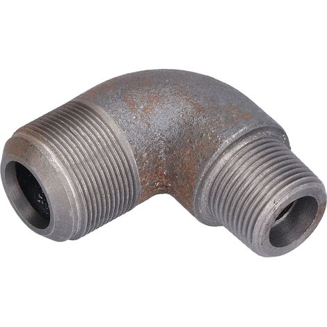 Coude de compresseur d'air résistant à la corrosion et aux hautes températures, durable, coude à 90 degrés, coude en fer 1,05 (305) (1/5)