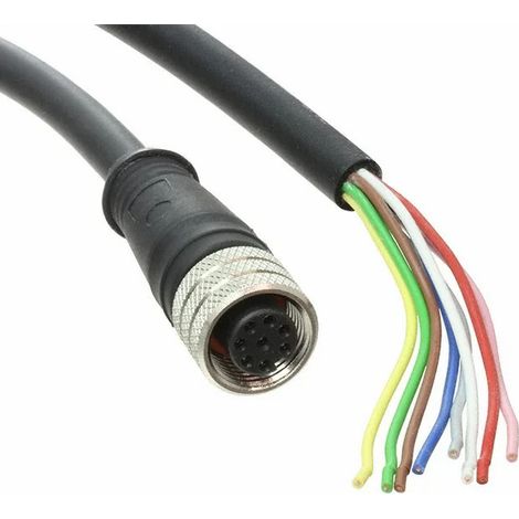 Molex 12000650955 - M12 Brad cord to 8-pole free cable - 8 meters