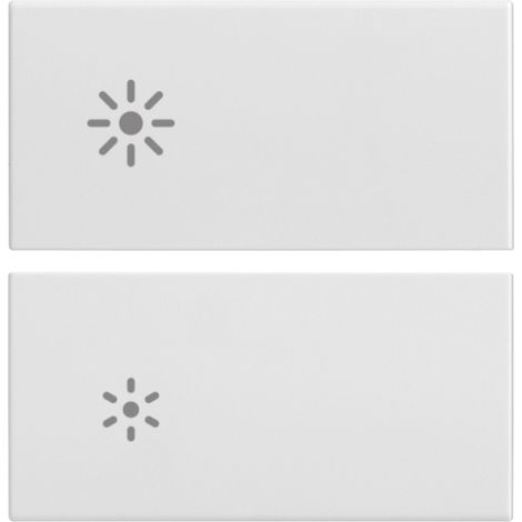VIMAR - 20752.3.B Due mezzi tasti 2M dimmer bianco