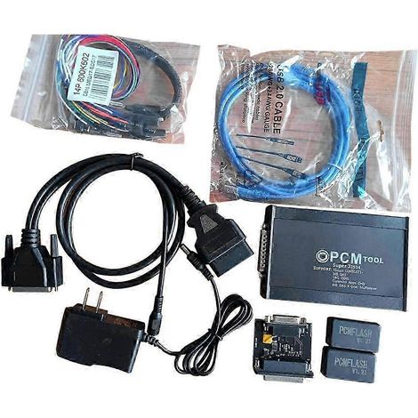 Compatible avec l'outil de reprogrammation OBD2 PCMTOOL V2.21.22 (versions V1.20 et V1.21), l'outil de lecture/écriture de mémoire ECU 69 modules, l'outil PCM 67 en 1 et le connecteur standard J2534.