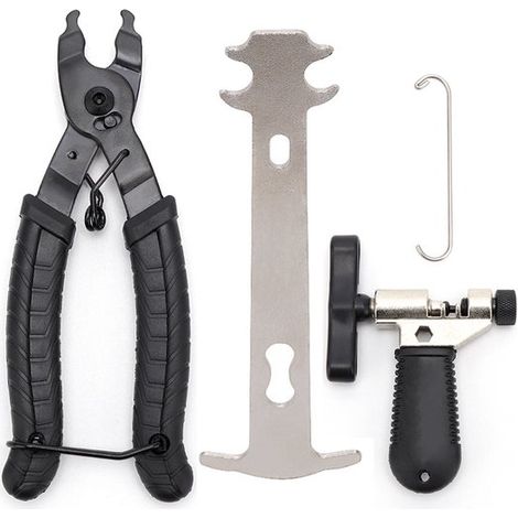 Outil universel de réparation de chaîne de vélo - Pince à maillons - Séparateur de chaîne - Pince multifonctionnelle pour un retrait rapide des maillons - Outils de réparation de chaîne de vélo - Conv (1/5)