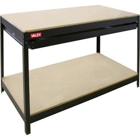 BANCO BANCHETTO DA LAVORO OFFICINA CON CASSETTO UTENSILI 120x60x93h cm VALEX