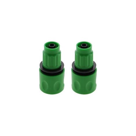 2PCS Connecteurs de Tuyau Extensibles 67,3x34,2MM Adaptés Aux Tubes Télescopiques avec Un Diamètre Intérieur de 8 à 10 Mm Kit de Réparation de Tuyau d'arrosage pour Jardin Terrasse Vert