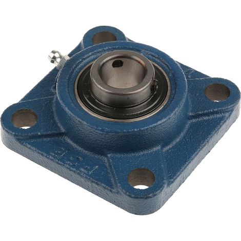 Roulement RS PRO, diam int 20mm, 4 trous de fixations en Fonte ( Prix pour 1 ) (1/4)