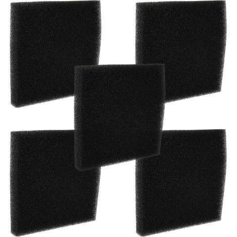 vhbw 5x Staubsaugerfilter kompatibel mit Bosch ergomaxx professional BSG82212/15, BSG82213/14, BSG82213/12 Staubsauger - Schaumstofffilter