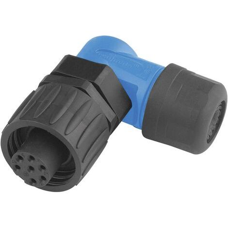 Amphenol C016 10F006 000 10 Cosse cylindrique mâle femelle, coudé Nombre total de pôles: 6 + PE Série (connecteur rond) (1/5)