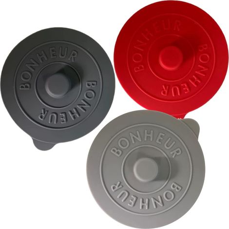 3 Silikondeckel, Lebensmittelabdeckungen, Becherdeckel, Staubschutzdeckel, Reu (1/5)