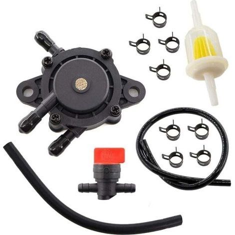 Kraftstoffpumpen-Kit + Griffe + Filter + Schlauch + Klemmen für Honda GC135 GC160 GC190 GCV520 GCV530 GX610 Serie Outlander 330 400 16700-Z0J-003 (1/4)