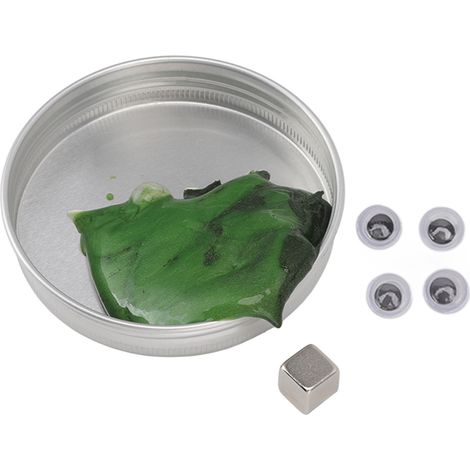 Pâte magnétique extensible sûre résine aimantée boue rebondissante anti-stress jouet avec aimant vert (1/5)