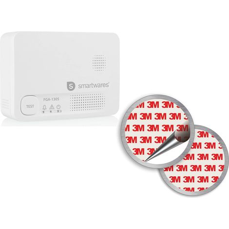 Kohlenmonoxid-Melder Batteriebetrieben & Magnethalterung, 85dB Alarm (1/5)