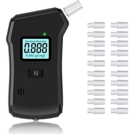 Blaastest - Capteur Semi-conducteur - Écran LCD Bleu - Plage 0 00 % à 2 % BAC - Pour Usage Domestique et Social - 1 Pièce (1/5)