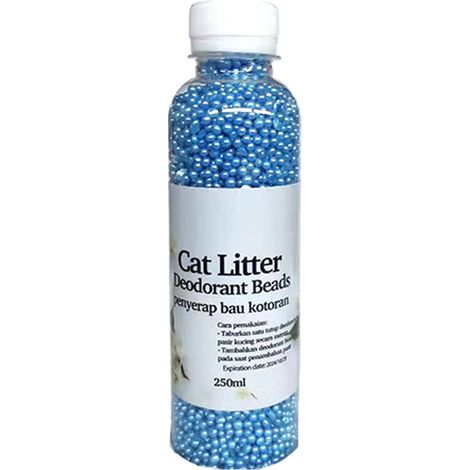 billes désodorisantes pour litière pour chat, déodorant pour bac à litière, déodorant pour chat, litière pour chat sans poussière, particules de litière mélangée (1/5)