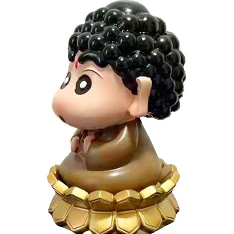 Statuette de Bouddha Tathagata de 13 cm, petite figurine décorative de bureau ou de voiture, jouet ou cadeau.