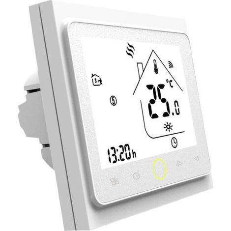 Smart switch for underfloor heating, Wi-Fi thermostat, temperature controller for electric underfloor heating, compatible with Amazon Alexa, Google Home and IFTTT, 16 A, 95-240 V (1/5)