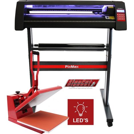 LED Vinyl Schneideplotter Folienplotter Plotter Transferpresse