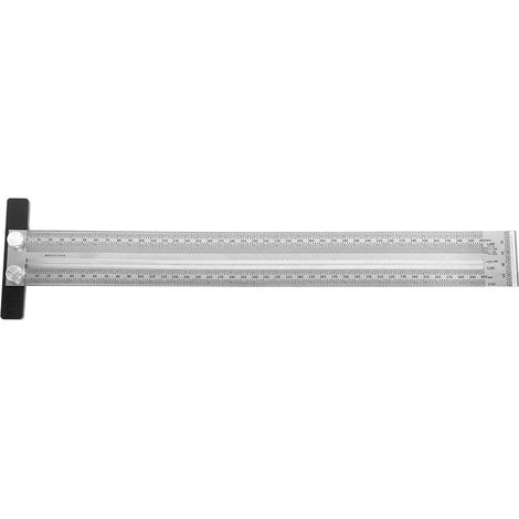 2 règles à angle droit en acier inoxydable, 300 mm et 400 mm, outils de mesure précise pour menuisiers et ébénistes (1/5)