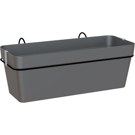 Jardineras Capri de 12,5 L con reserva y kit - Antracita