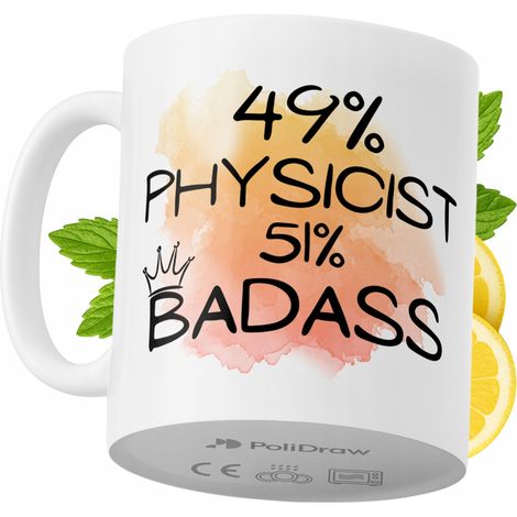 Taza para físico. Divertida taza de café o té con diseño gráfico y texto humorístico. Taza ideal para cumpleaños, santos, días festivos. Taza premium para ocasiones especiales en casa, la oficina o el (1/5)