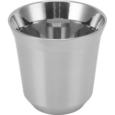 Mug isotherme en acier inoxydable 304 à double paroi, 80 ml, idéal pour la maison et le camping. (1/5)