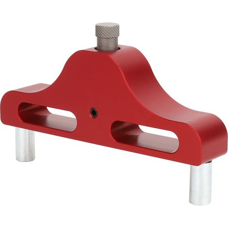 Outil de centrage pour le travail du bois, en alliage d'aluminium, 95 mm, bleu/rouge (1/5)