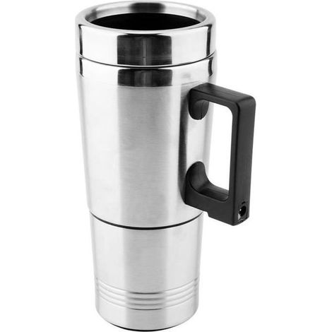 Kettle electric of car stainless steel 12V 350ML + 150ML - Gray - 60 Watt (1/4)