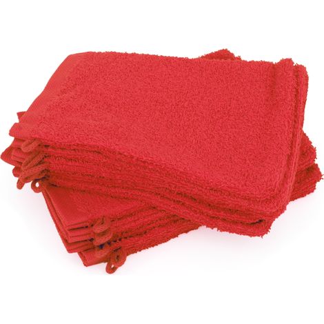 Lot de 12 gants toilette 16x21 ALPHA