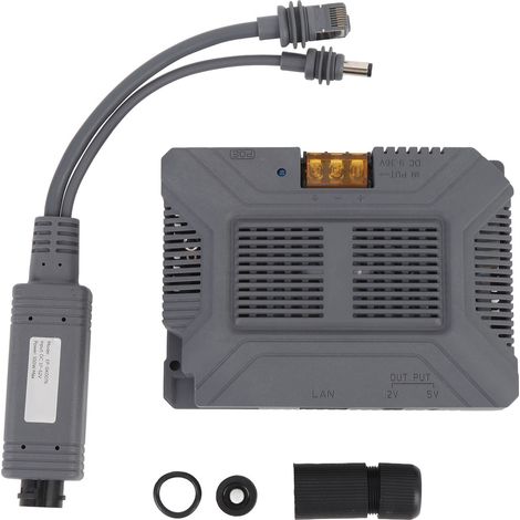 Injecteur PoE 5 en 1 DC9-36V 150W GigE passif avec répartiteur DC37-52V 100W pour Mini Dishy (1/5)