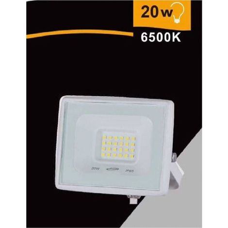 Vtizikl Faretto Led Faro 20 W 1800 Lm Ip65 Bianco Luce Calda Naturale Fredda Ek02-20w-b - -Bianco Freddo -