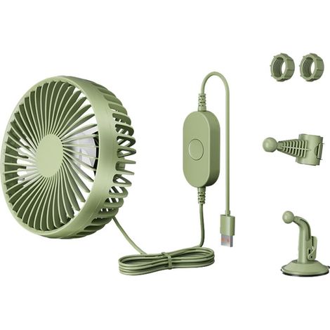 Ventilateur Portable Pour Voiture De Camion Siège Arrière (1/5)