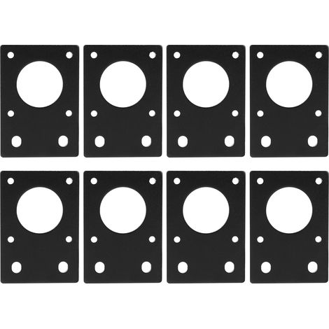 Support plat en alliage d'aluminium pour moteur pas à pas 42, plaque de montage pour imprimante 3D, couleur noire (1/5)