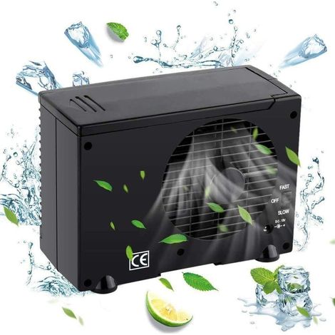 Climatiseur Portable Voiture Refroidisseur avec Vitesses Réglables, 12V Mini Refroidisseur d'air Evaporatif Ventilateur De Refroidissement pour Maison Bureau Voiture Camping (1/5)
