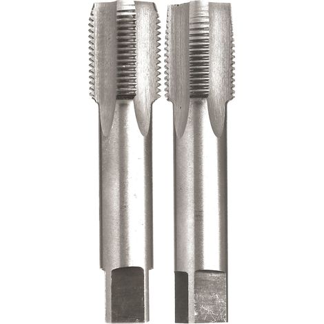 Jeu de 2 tarauds à main HSS gaz 3/8'' - SCHILL - 092-3/8 (1/2)
