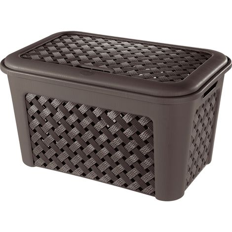 Cesta Arianna con tapa modelo Wengé (1/4)