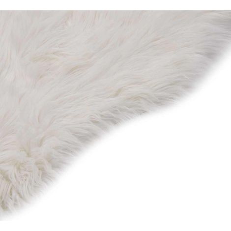 Maison Exclusive - Tappeto in Similpelle di Pecora 60x90 cm Bianco (1/4)