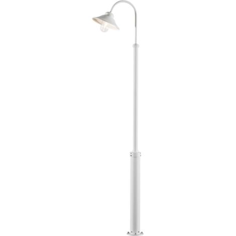 Konstsmide Vega Lampadaire Taurus extérieur blanc classique, IP23 (1/3)