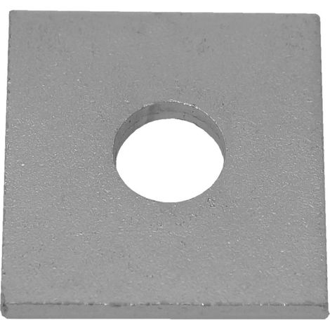 Support Acier Inoxydable Carré, 1 trou de diamètre 8mm, M8 x 40 x 3mm ( Prix pour Sachet de 10 )